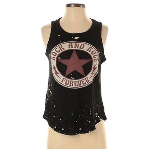 Chaser Black Rock and Roll Tank Top